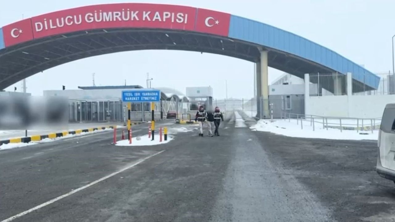 Iğdır'da Cinayet Hükümlüsü Dilucu Sınır Kapısı'nda…