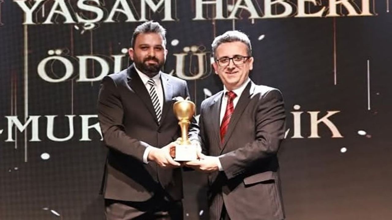 İHA Muhabiri Murat Çelik'e 'Yılın Yaşam Haberi' Ödülü — Amasya