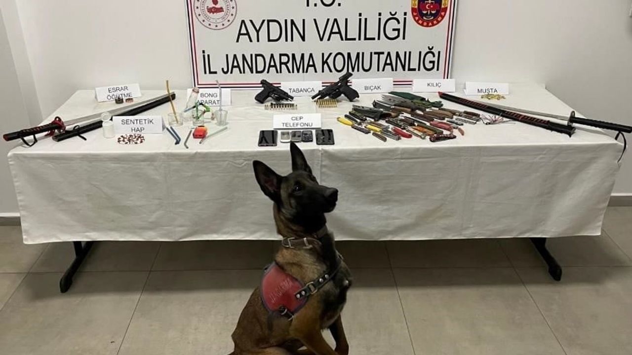 İncirliova’da Jandarmadan Uyuşturucu ve Silah Operasyonu