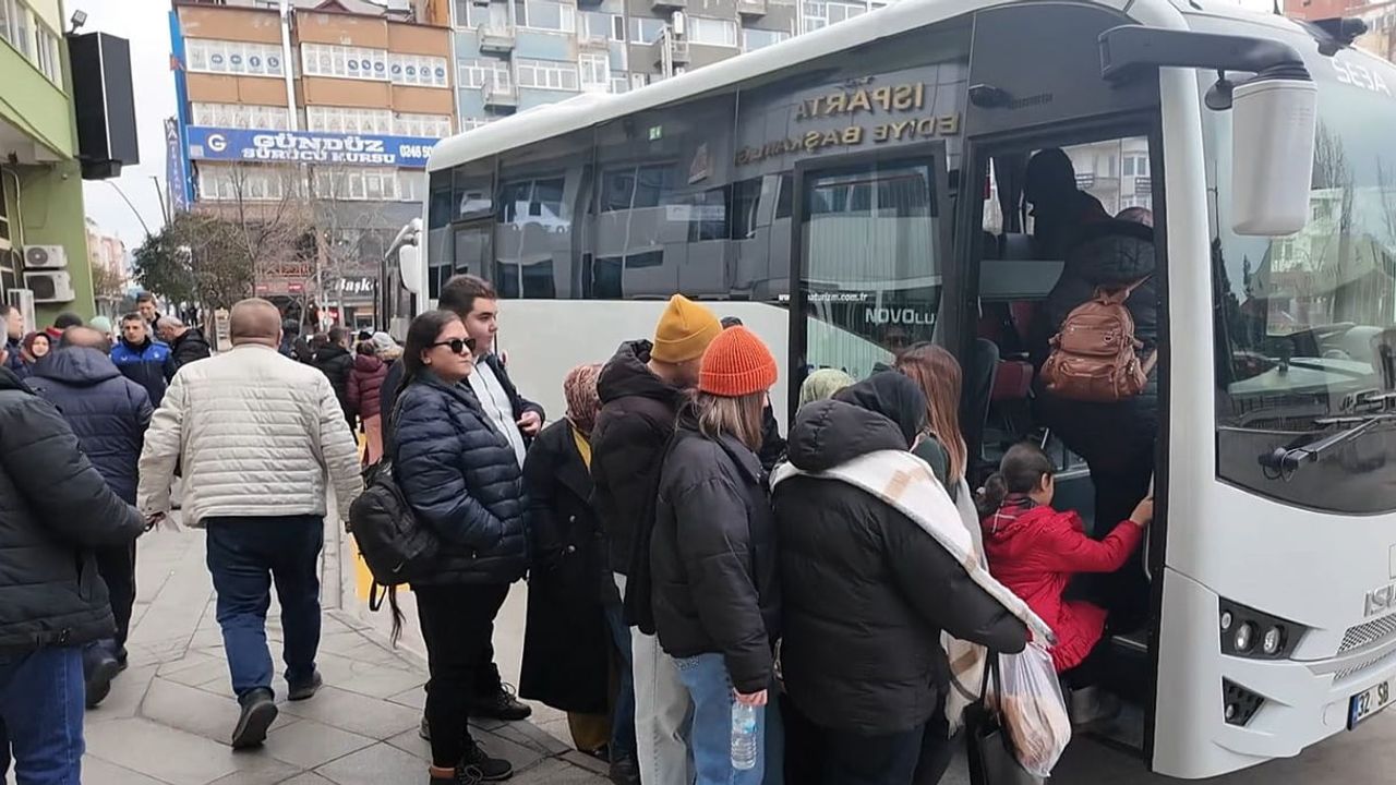 İsparta Belediyesi'nden Ücretsiz Davraz Seferleri — 24–25 Ocak
