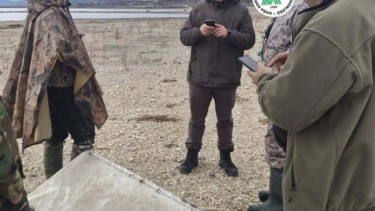 Isparta'da Usulsüz Avlanan 2 Kişiye İdari İşlem