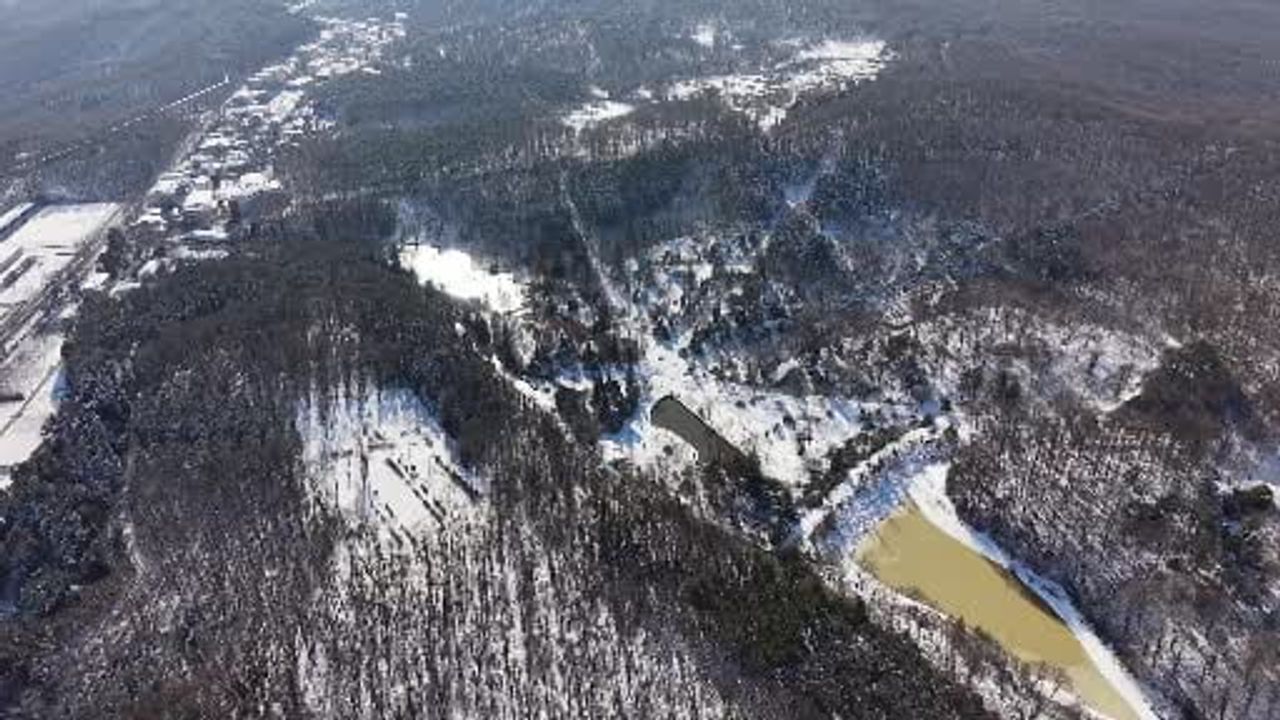 İstanbul'da Kar Keyfi: Atatürk Arboretumu Kartpostallık Görüntülerle Beyaza Büründü