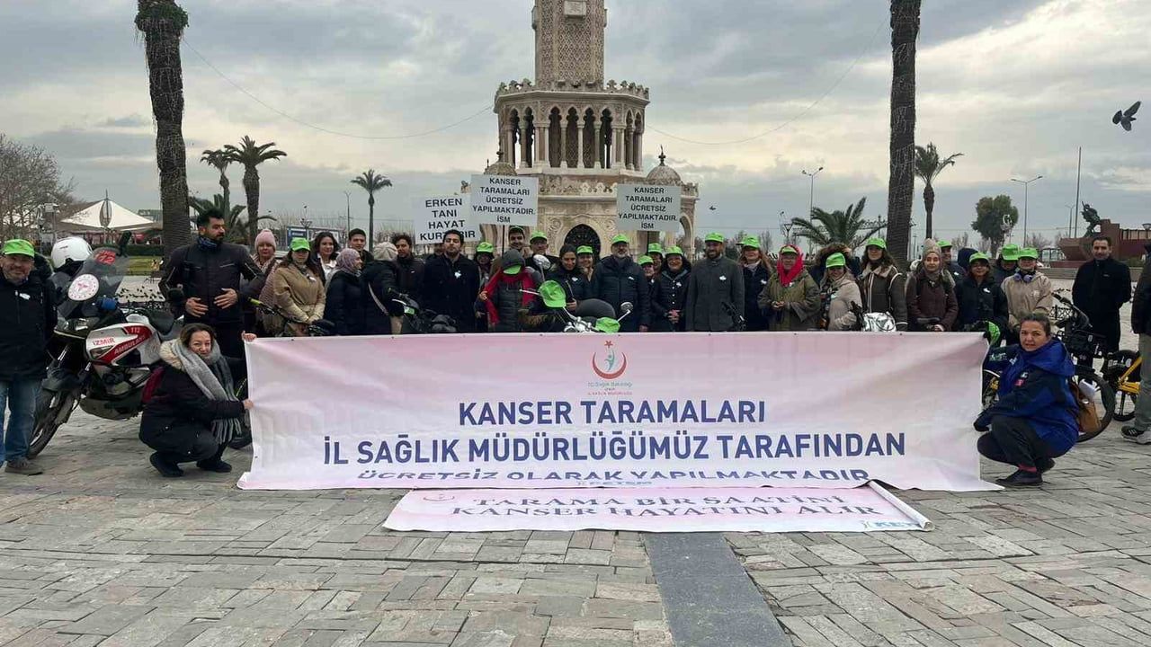 İzmir'de Rahim Ağzı Kanseri İçin Pedal Çevrildi