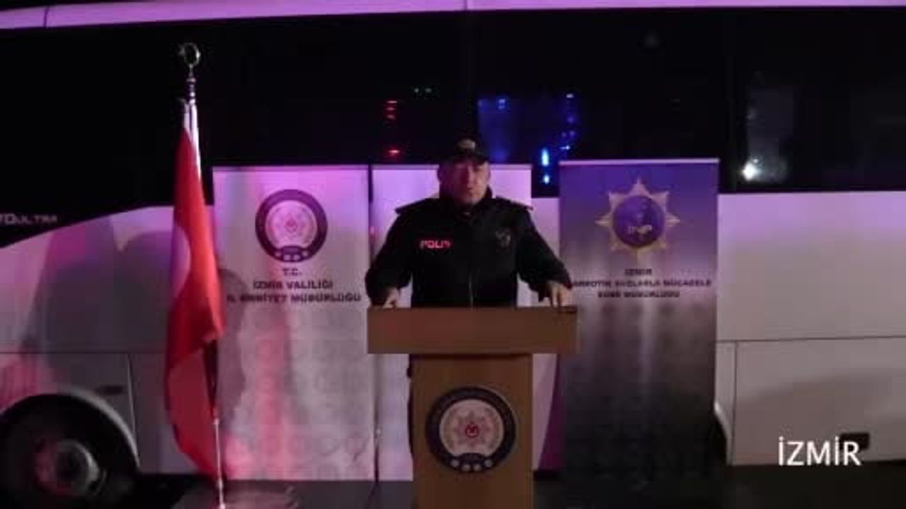 İzmir'de tarihî uyuşturucu operasyonu: 654 tutuklama