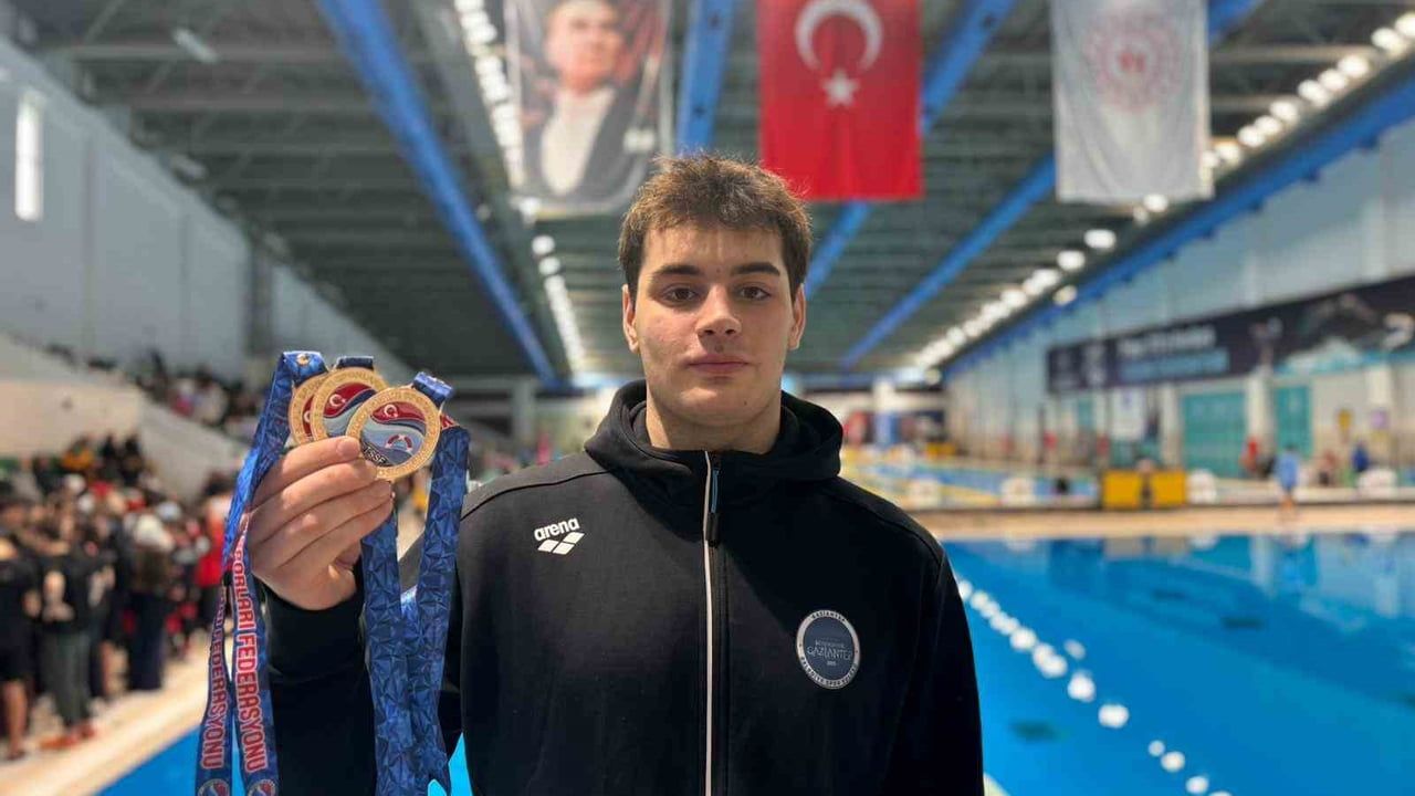 Kaan Efe Kaya 3 Altınla Gaziantep'in Gururu