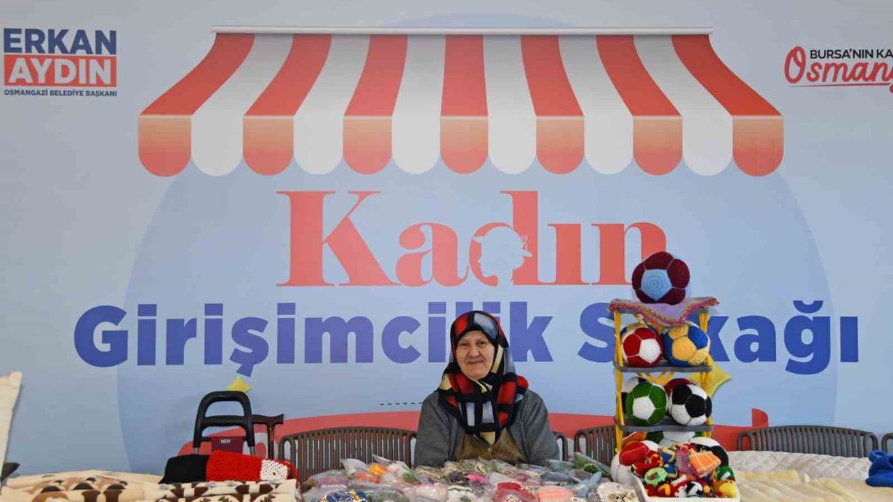 Kadın Girişimciler Sokağı Osmangazi Meydanı'nda: 30 Dernek, 50 Katılımcı ile Üretim Şenliği
