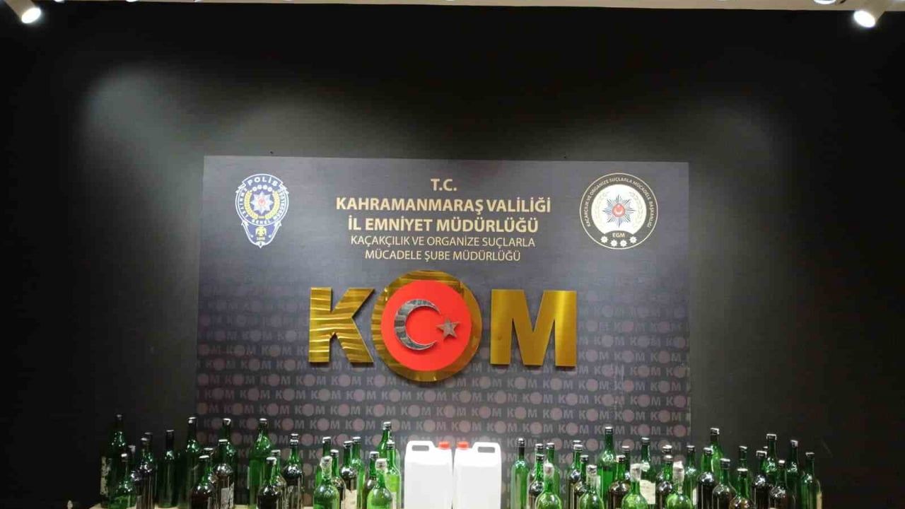 Kahramanmaraş'ta Kaçakçılık ve Sahte İçki Operasyonu: 3 Şüpheli Yakalandı