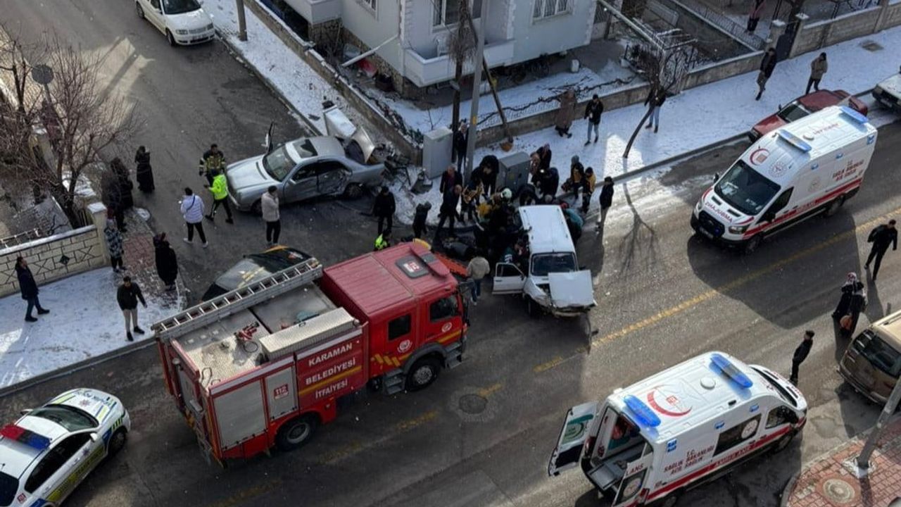 Karaman'da Trafik Kazası: Karı Kocayı Ayıran Çarpışma, Kadın Hayatını Kaybetti