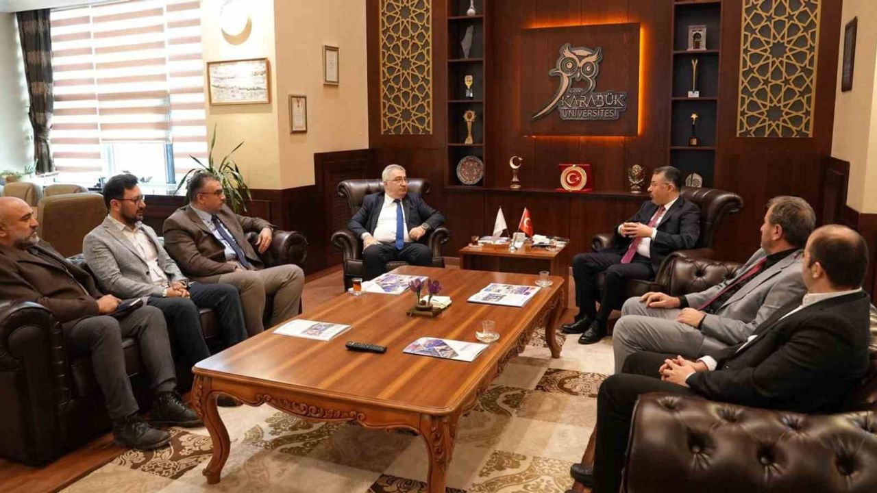 KARDEMİR Genel Müdürü Peker Rektör Kırışık ile Görüştü: Üniversite‑Sanayi İş Birliği Öne Çıktı