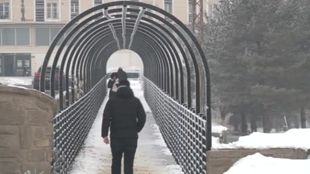 Kars’ta Sıfırın Altında -20°C: Ağaçlar Kırağıyla Kaplandı