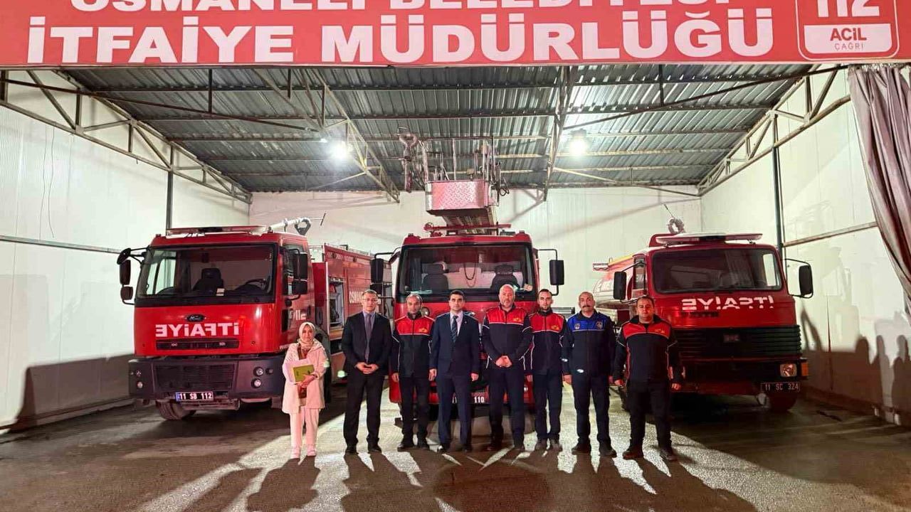 Kaymakam Abdüssamed Kılıç Osmaneli'de İtfaiye ve Zabıta Çalışmalarını İnceledi