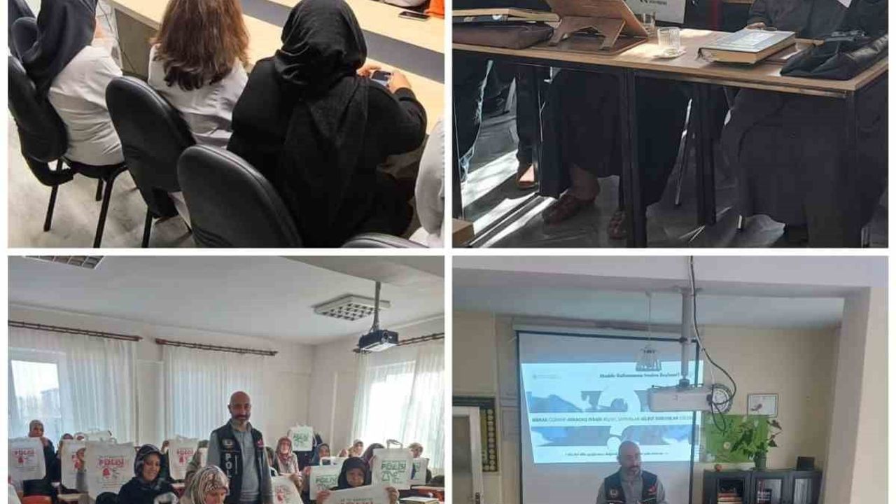 Kayseri'de 133 Anne 'En İyi Narkotik Polisi Anne' ile Uyuşturucuya Karşı Bilgilendirildi