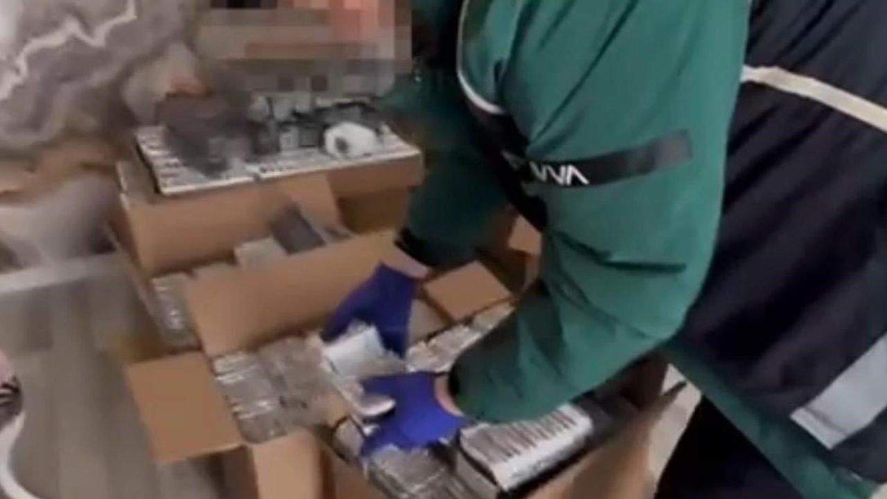 Kayseri’de Kaçak Sigara Operasyonu: 1 Gözaltı, 523 Bin 600 Makaron Ele Geçirildi