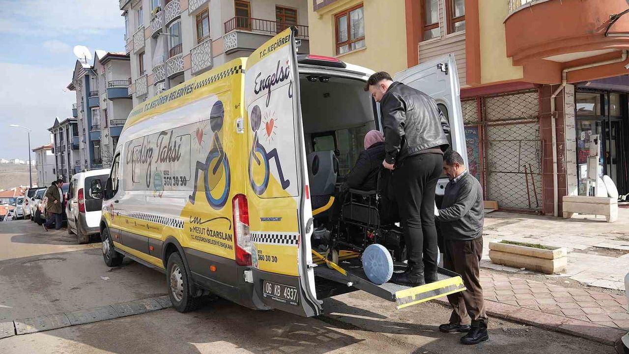 Keçiören Belediyesi'nden Ücretsiz Engelsiz Taksi Hizmeti