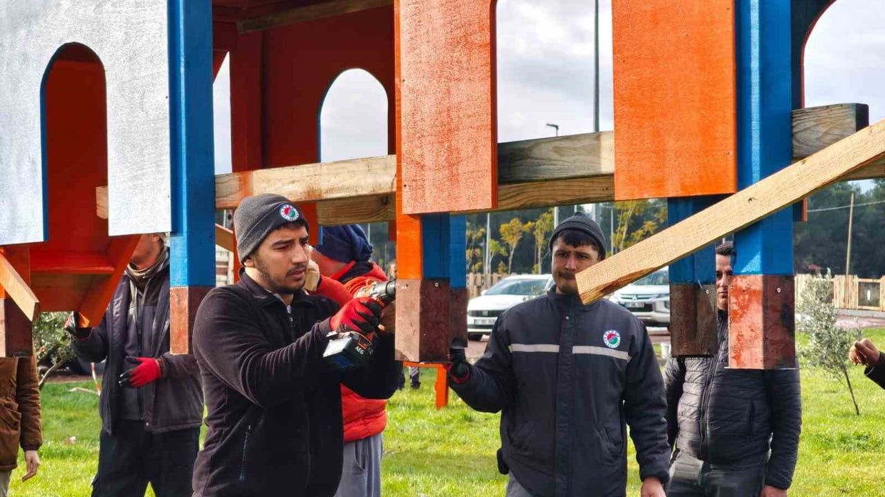 Kepez Belediyesi Duacı'ya 800 m² Köpek Oyun Parkı Kazandırdı