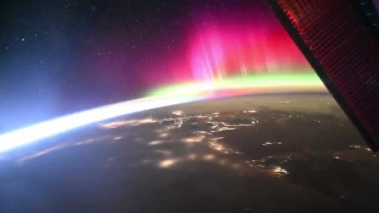 Kimiya Yui, ISS'ten Kuzey Işıklarını Kaydetti