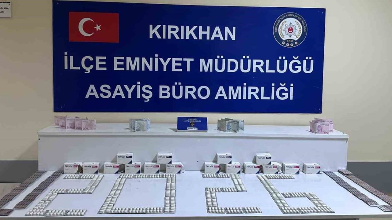 Kırıkhan'da Uyuşturucu Operasyonu: 811 Hap, 1 Gözaltı