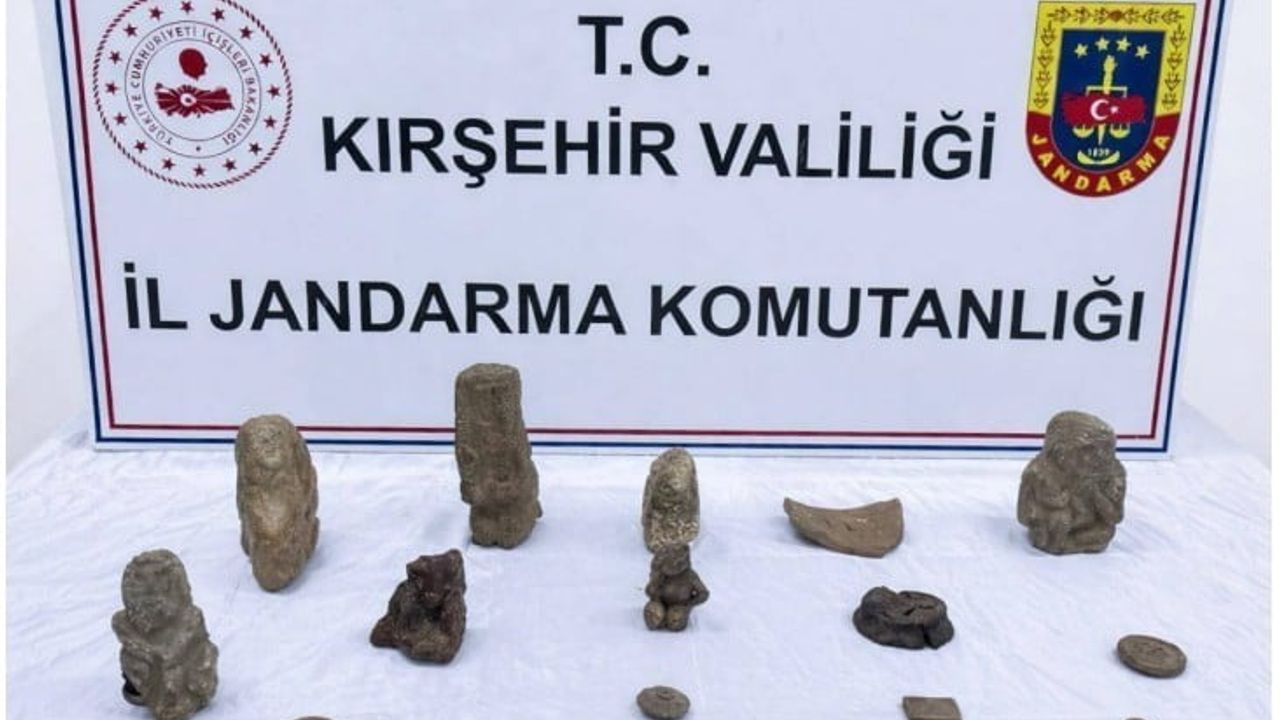Kırşehir'de Anadolu Mirası Operasyonu: 14 Tarihi Eser Ele Geçirildi