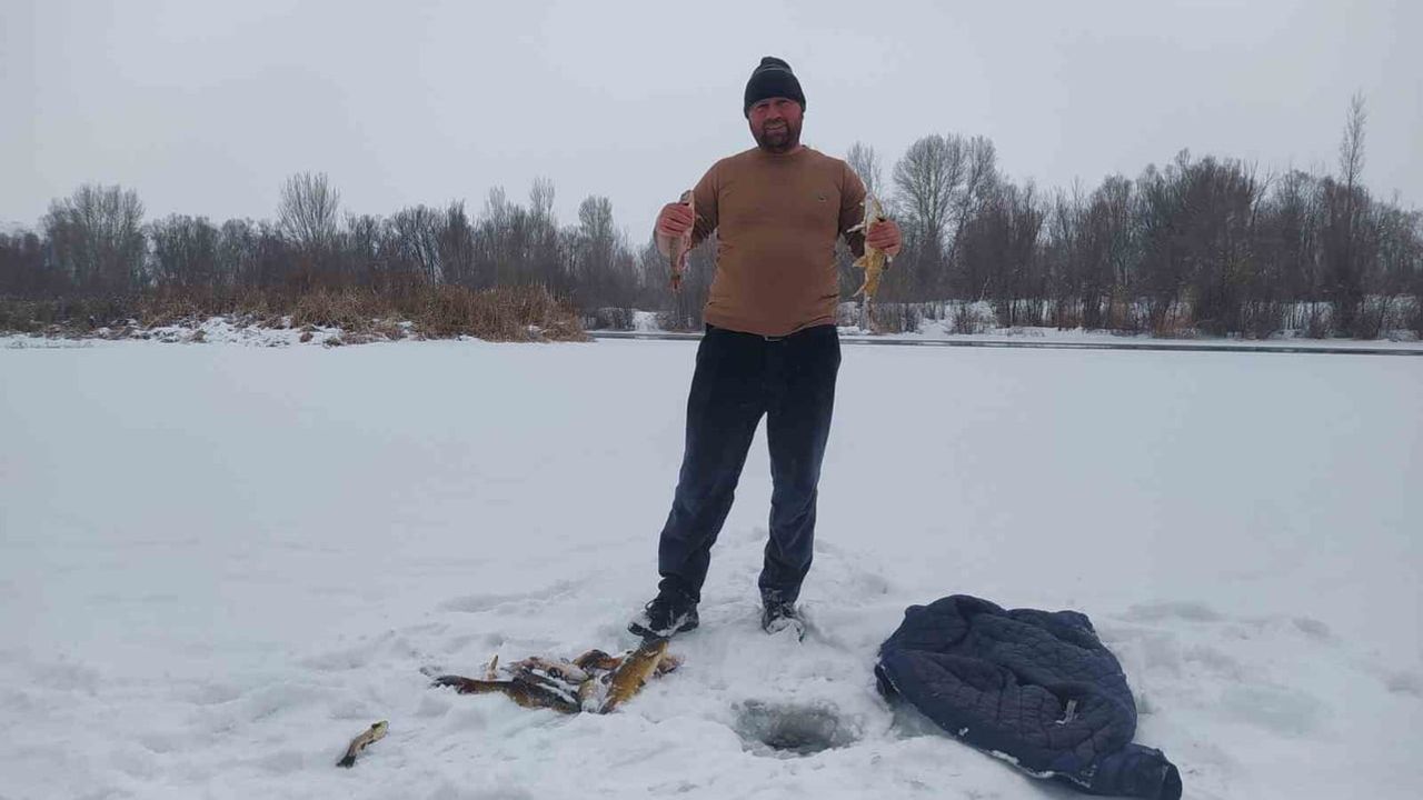 Kızılırmak Dondu: Gemerek'te Eskimo Usulü Balık Avı