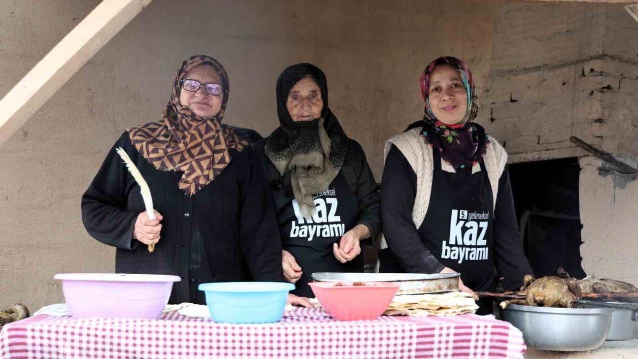 Kocaeli'de 200 Yıllık Kaz Bayramı İçin İmece Hazırlıkları Başladı