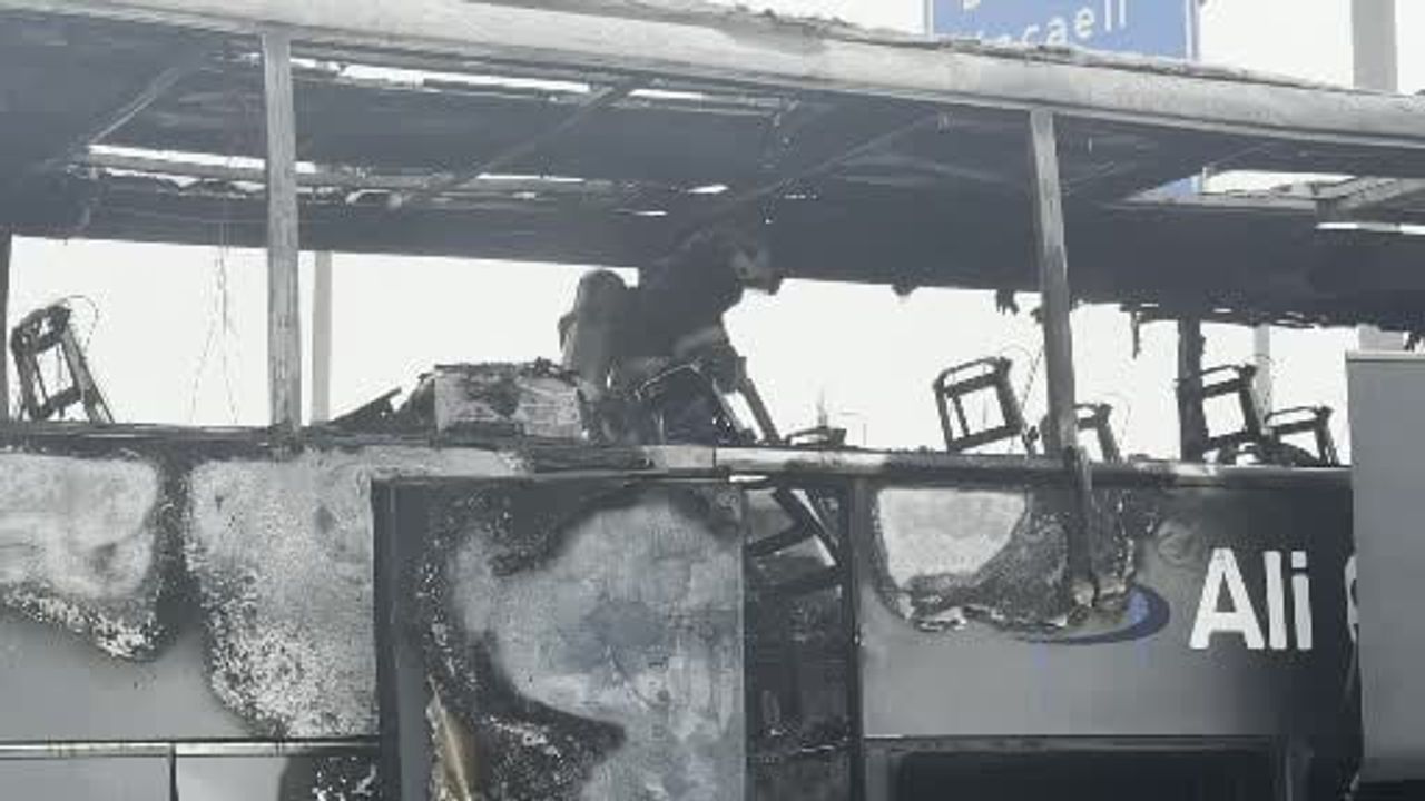 Kocaeli TEM'de Yolcu Otobüsünde Yangın — Facia Son Anda Önlendi