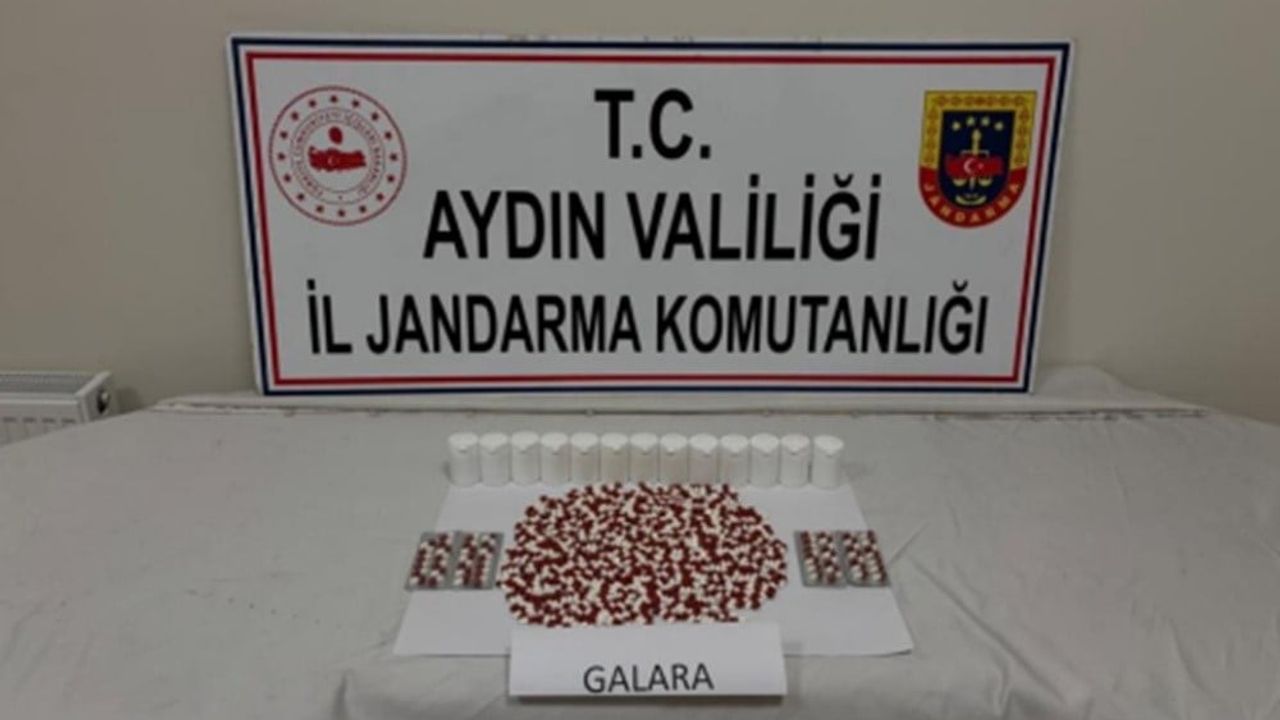 Koçarlı’da Jandarma 1.053 Adet Sentetik Ecza Ele Geçirdi