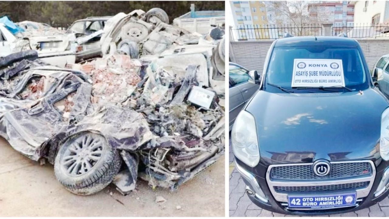 Konya'da 'Change Araç' Çetesine Büyük Operasyon: 115 Araç Ele Geçirildi