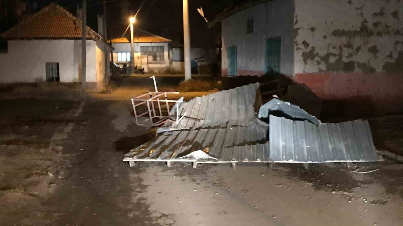 Konya Ereğli'de Şiddetli Rüzgar: Ağaçlar Devrildi, Çatılar Uçtu