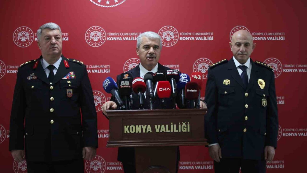 Konya Valisi Akın 2025 Güvenlik ve Asayiş Değerlendirmesini Açıkladı