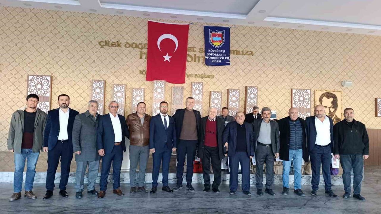 Köprübaşı Şoförler Odası'nda Ahmet Ertem'e Tam Destek