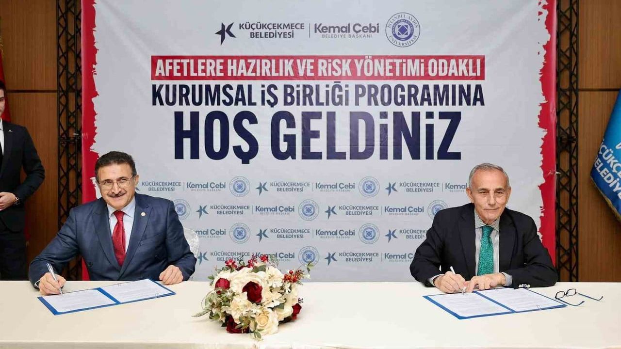 Küçükçekmece ile İstanbul Aydın Üniversitesi arasında Afetlere Hazırlık Protokolü