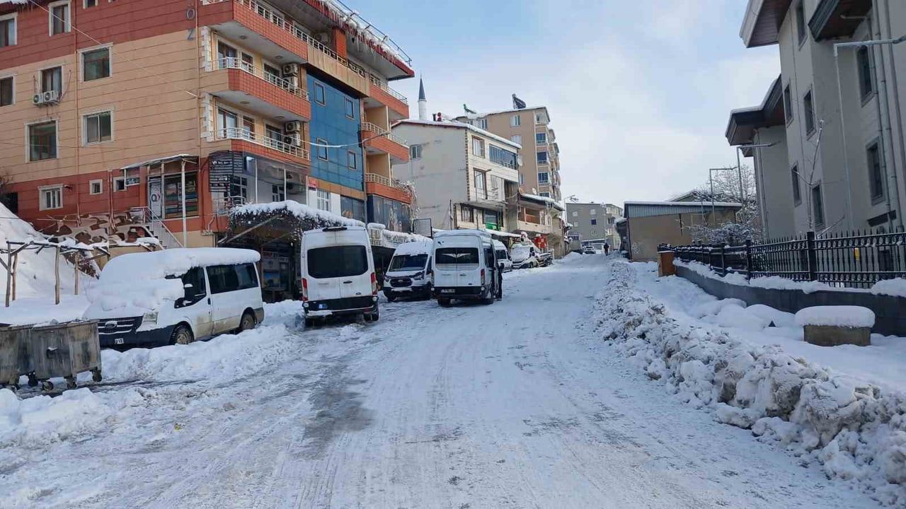 Kulp'ta Kar ve Dondurucu Soğuk: Çatılarda Buz Sarkıtları, Ulaşım Aksadı