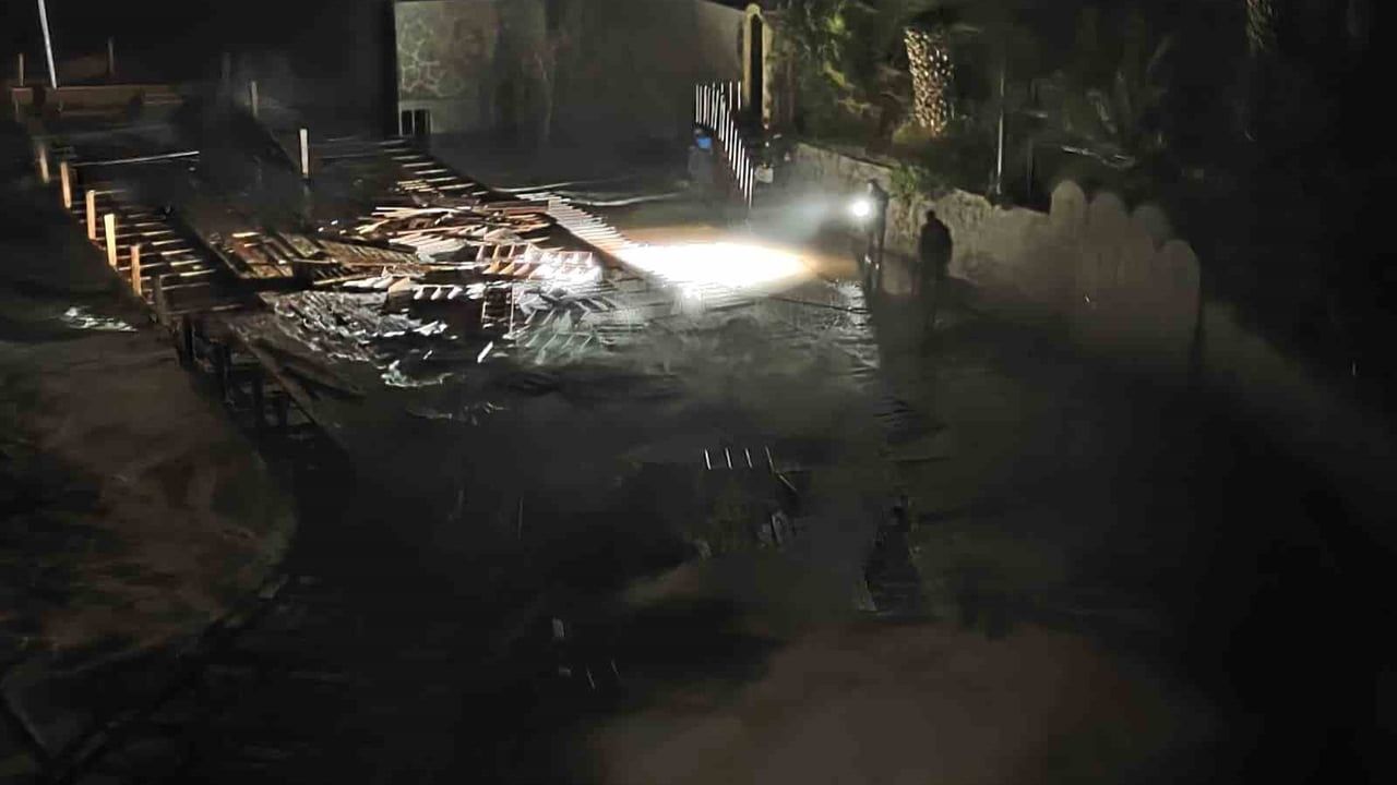 Kuşadası'nda Fırtına İskele Çalışmasını Facia’ya Dönüştürdü: 1 Ölü, 2 Yaralı