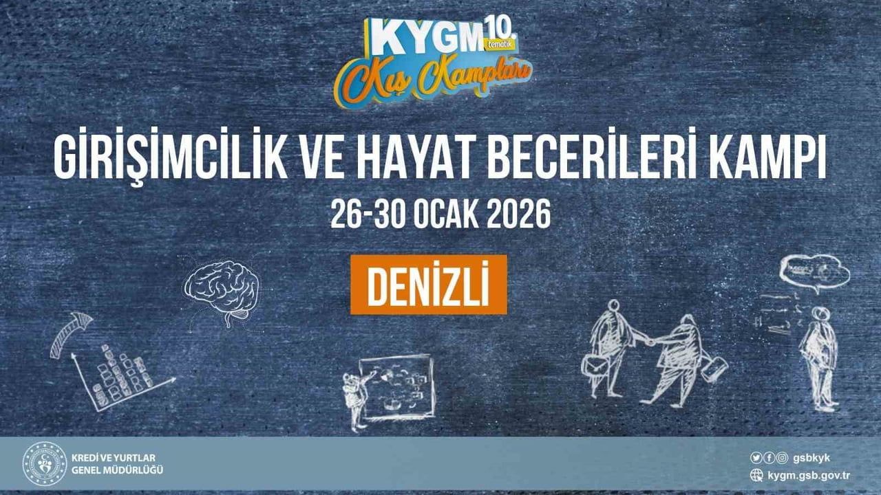 KYGM Kış Kampı Denizli'de Başlıyor: Girişimcilik ve Hayat Becerileri (26-30 Ocak 2026)