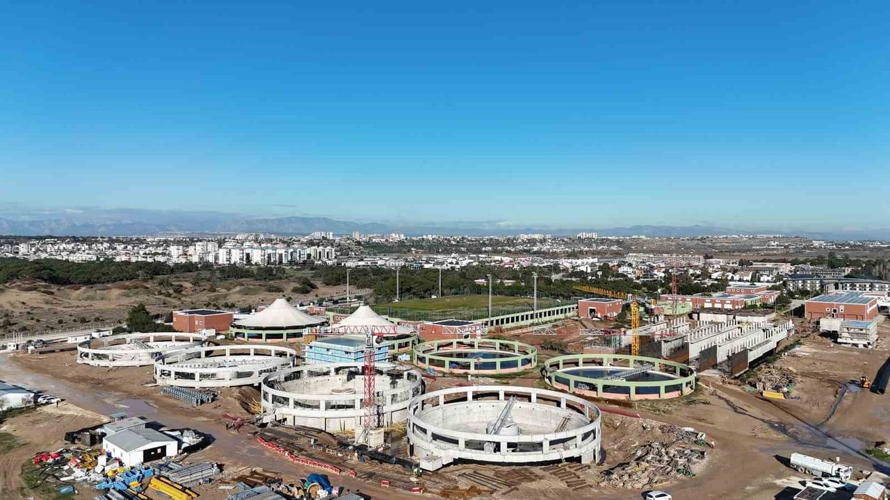 Lara Atıksu Arıtma Tesisi kapasitesi iki katına çıkıyor