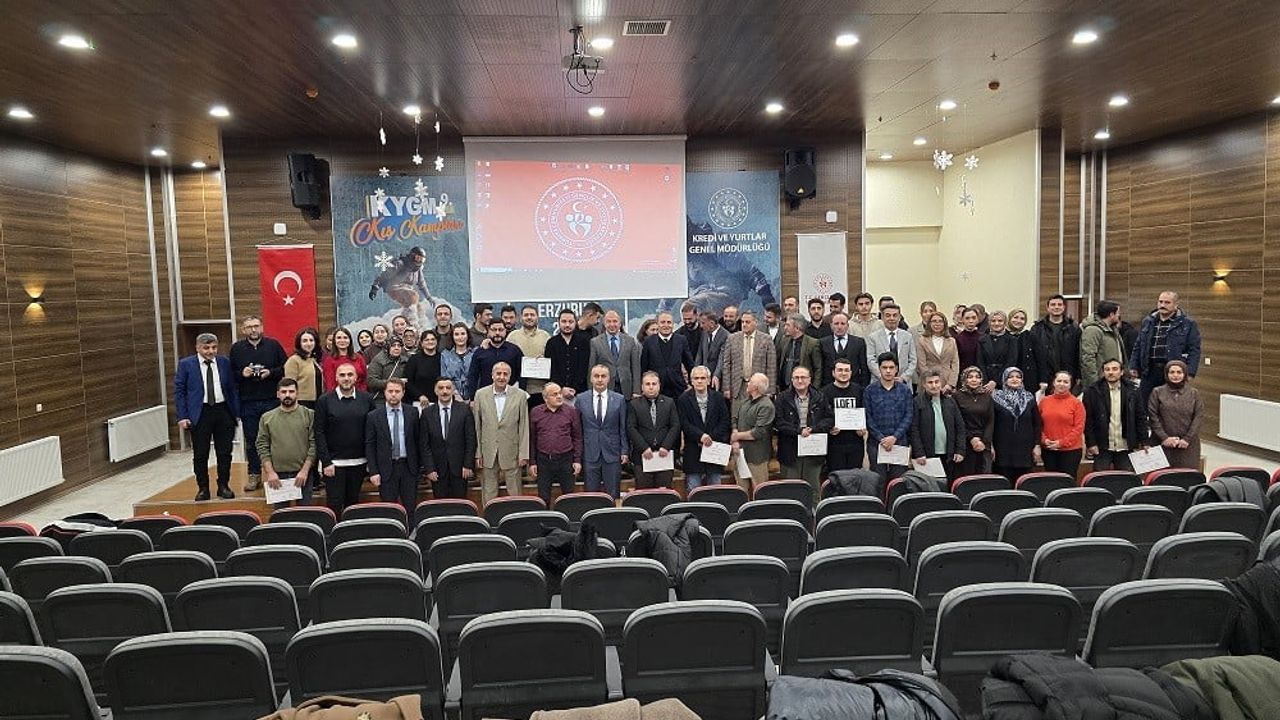 Levent Çakmur’dan Erzurum GSİM Personeline Teşekkür Belgeleri