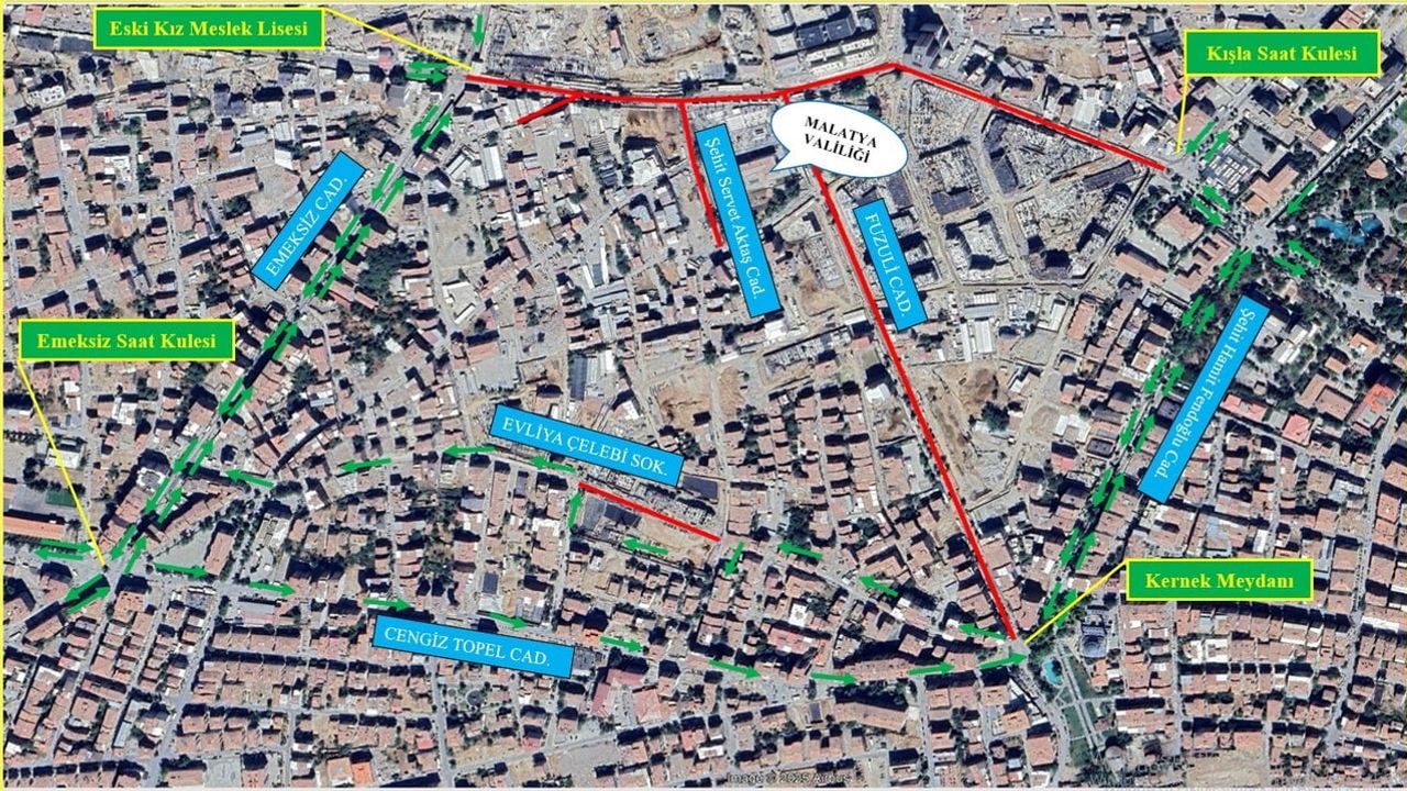 Malatya 3. Etap Ada Dışı Altyapı: İnönü Caddesi'nde Yeni Yağmur ve İçme Suyu Hatları