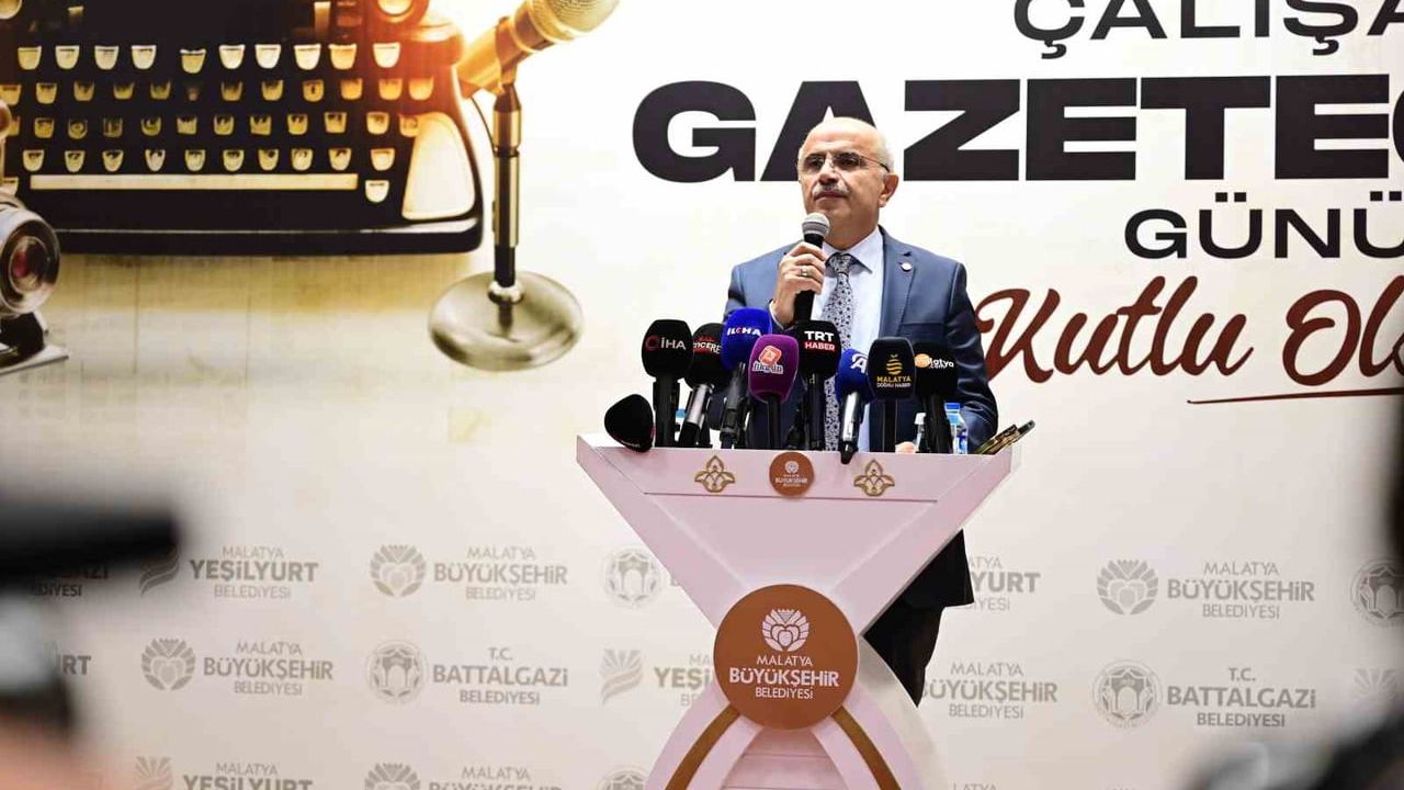 Malatya'da 10 Ocak Çalışan Gazeteciler Günü Kutlandı