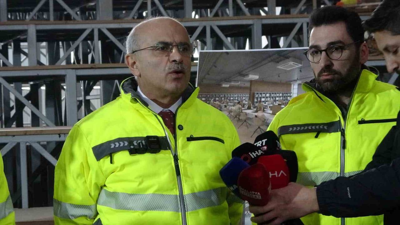 Malatya’da bölgenin en büyük kütüphanesi bayram sonrası açılıyor