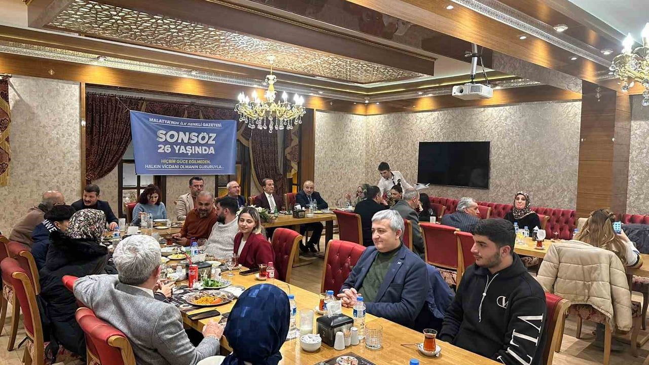 Malatya'nın İlk Renkli Gazetesi Sonsöz 26. Yaşını Kutladı