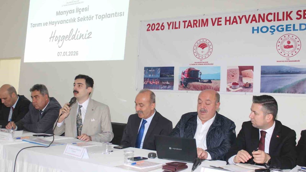 Manyas'ta 2026 Tarım Planlaması ve İklim Değişikliği Toplantısı