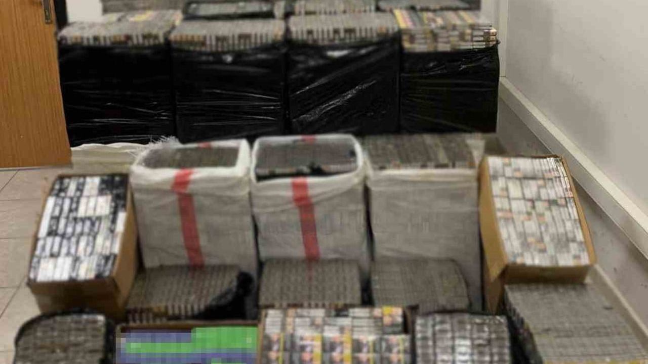 Mardin’de 40 bin 630 paket kaçak sigara ele geçirildi