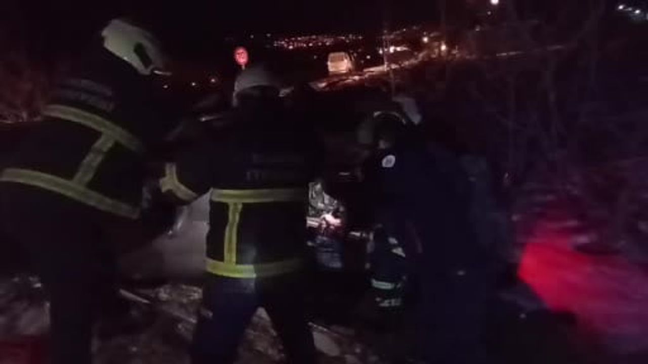 Mardin'de Otomobil Elektrik Direğine Çarptı: 1 Yaralı