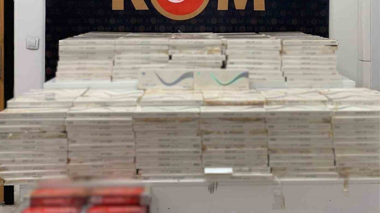 Mardin Kızıltepe'de 7 bin 100 Paket Kaçak Sigara Ele Geçirildi