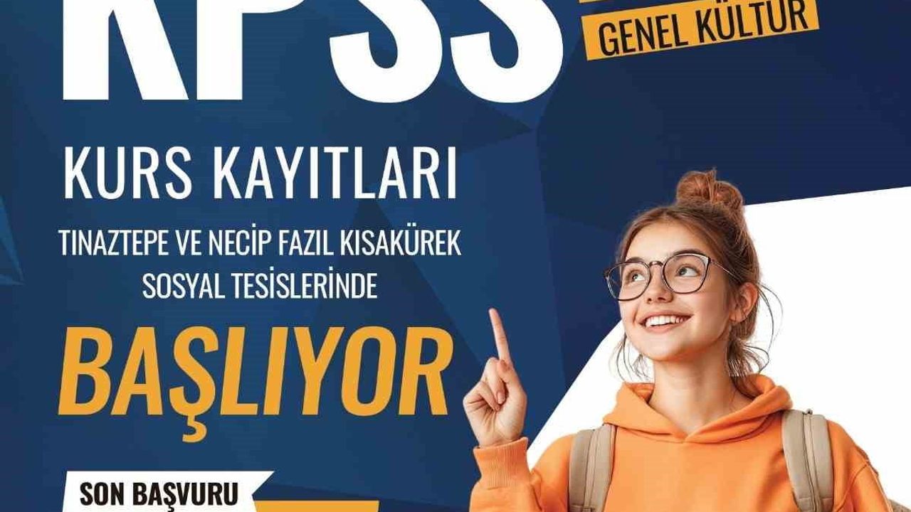 Melikgazi Belediyesi'nden Ücretsiz KPSS Kursu — Ba…