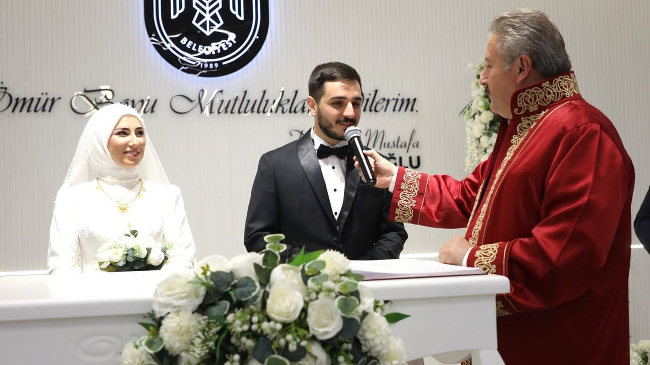 Melikgazi'de 2025'te 4 Bin Çift Dünya Evine Girdi