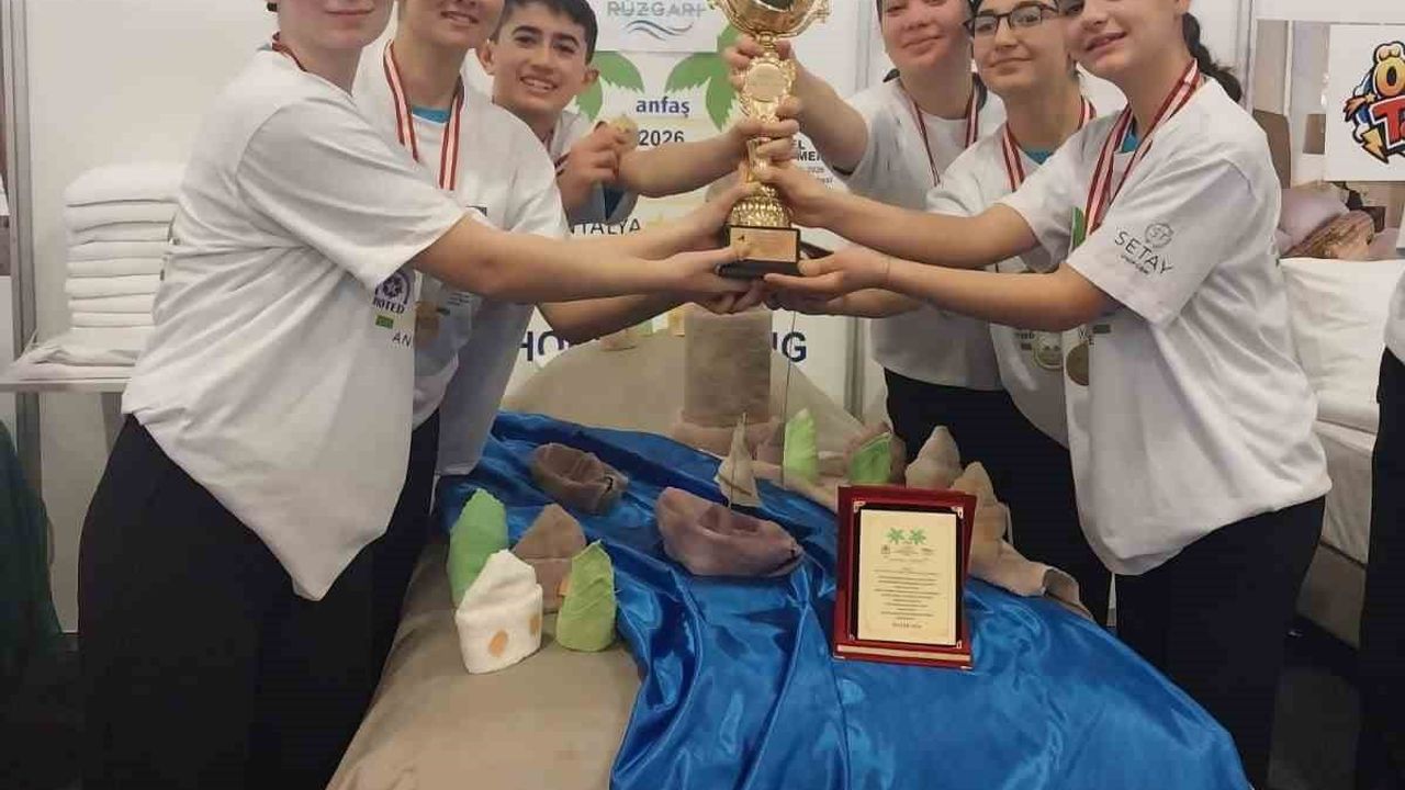 Menteşe Atatürk Turizm MTAL, Antalya'da 11. Uluslararası Housekeeping Olimpiyatları'nda Şampiyon