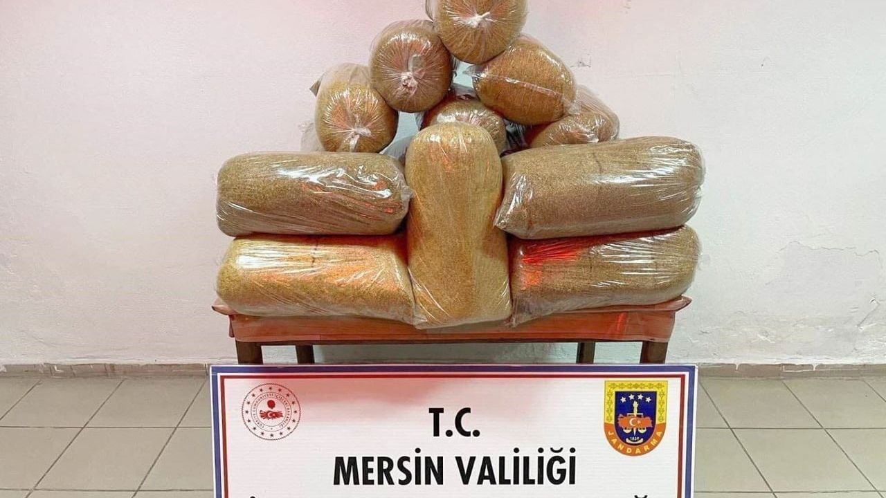 Mersin'de 100 Kilo Kaçak Tütün Ele Geçirildi — 1 Gözaltı