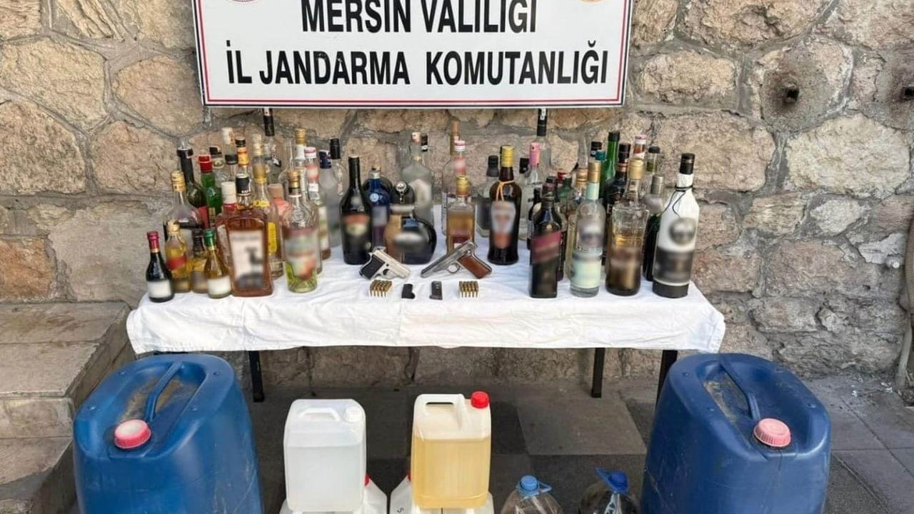 Mersin'de 400 Litre Sahte İçki Ele Geçirildi: 1 Tutuklama