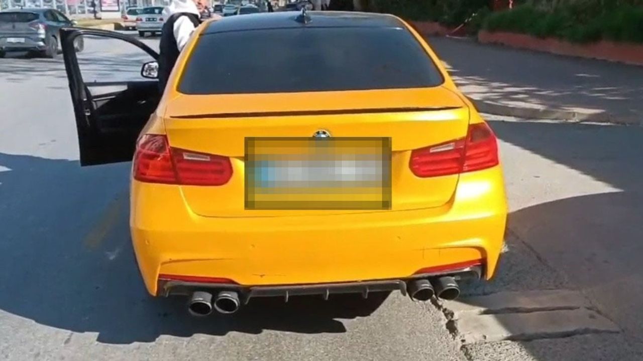 Mersin'de drift atan sürücüye 58 bin 217 TL ceza, 48 araç trafikten men